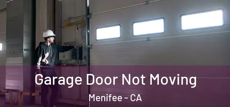  Garage Door Not Moving Menifee - CA